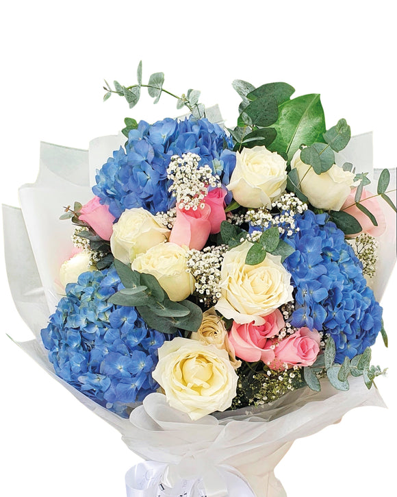 Hand Bouquets Series - 3 Hydrangeas
